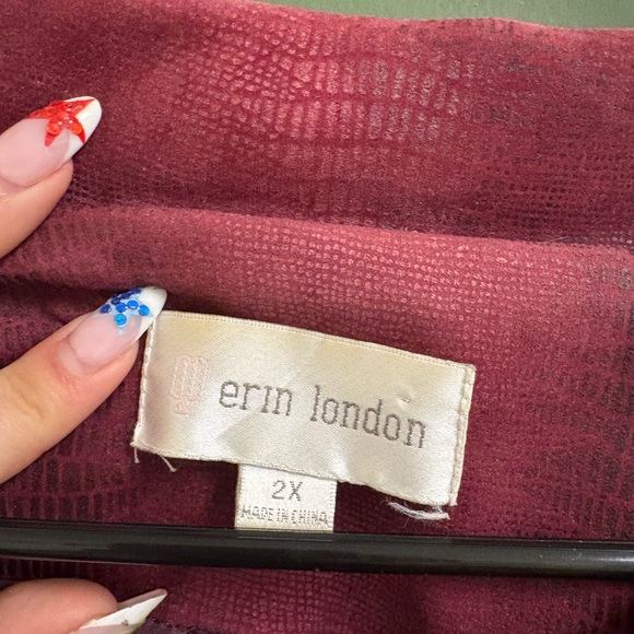 Red Button-Up Jacket - Picture 3 of 4